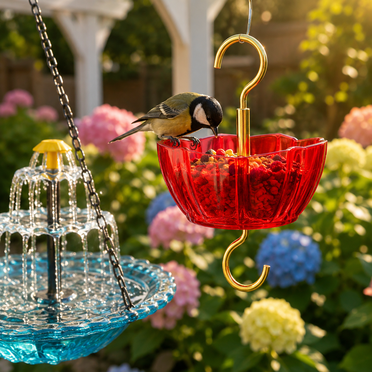 Clear Multi-Purpose Hanging Hook – Hummingbird Feeder Ant Moat & Garden Hanger
